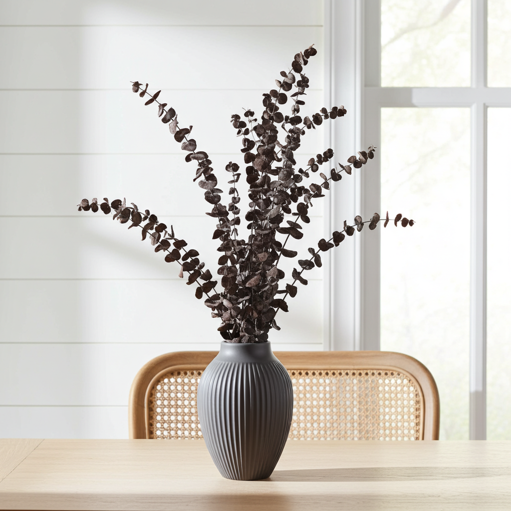 Eucalyptus Baby Blue červený pro moderní svatební a interiérové dekorace